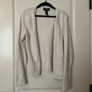 Ralph Lauren Cotton Button Down Sweater